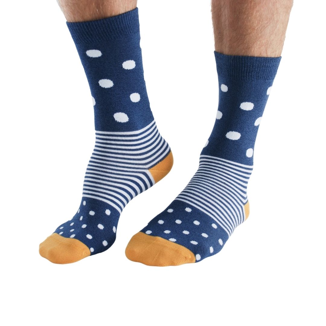 Stripes & spots 3 pairs Bamboo Socks