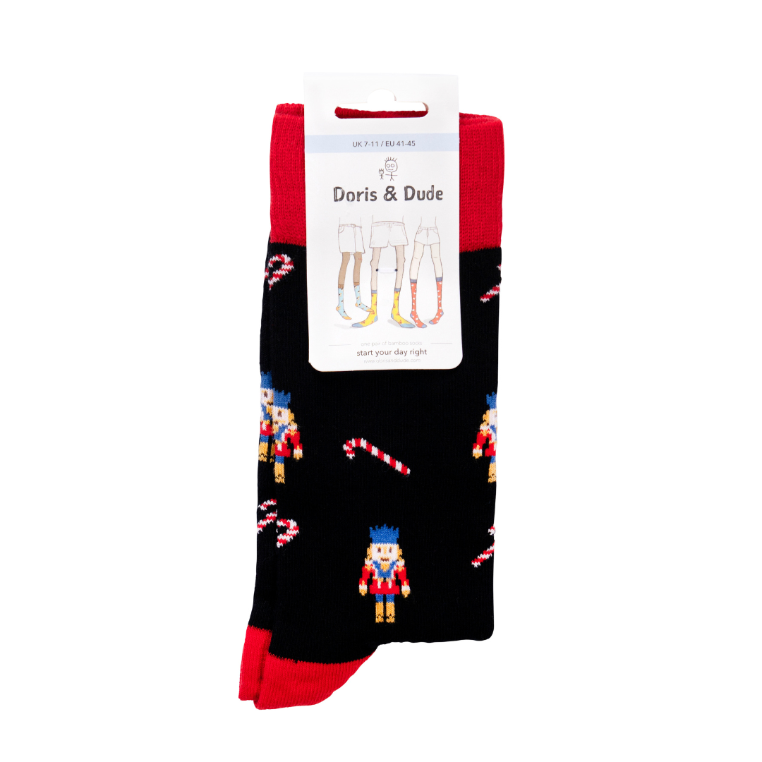 Christmas Nutcracker Cotton Socks