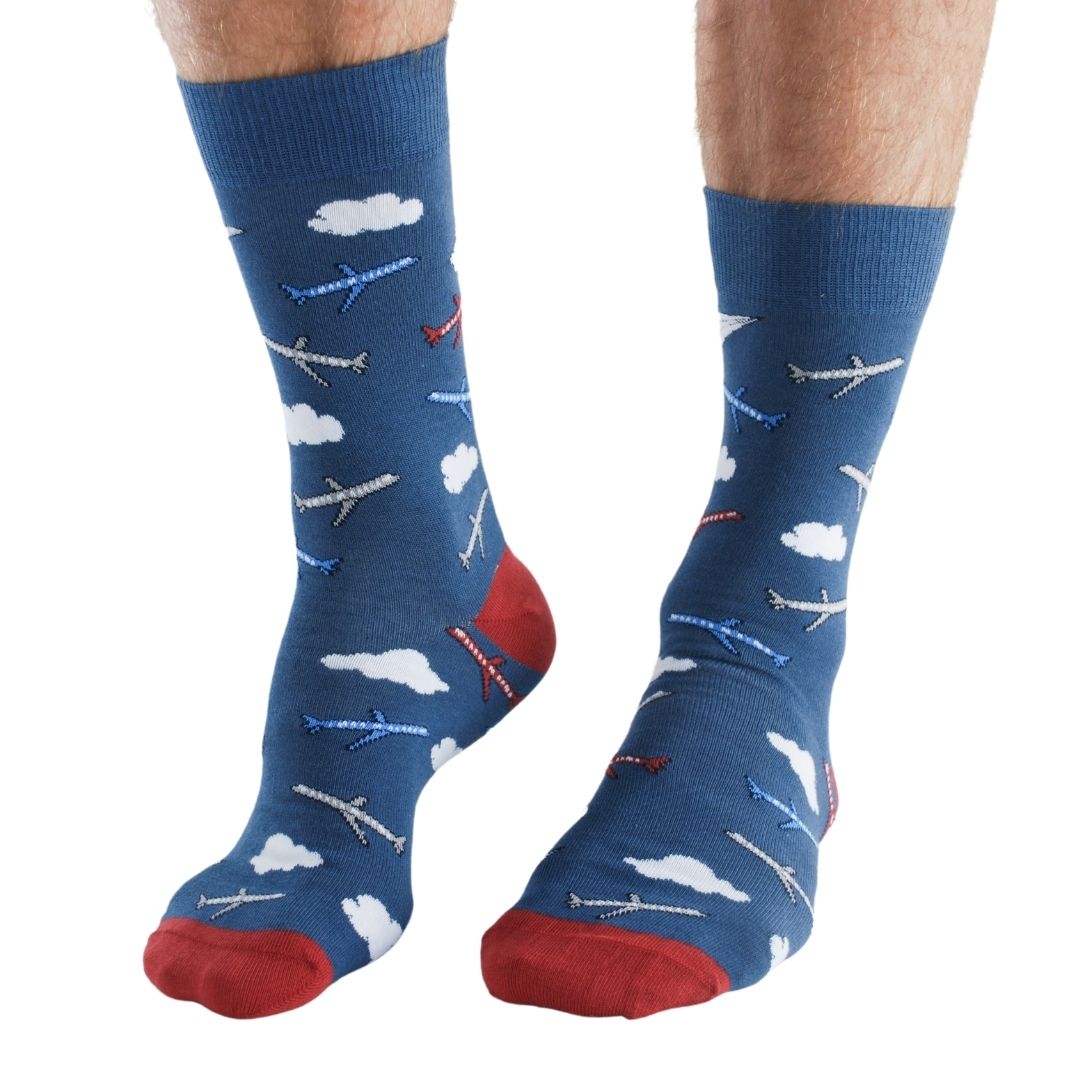 Aeroplane Bamboo Socks