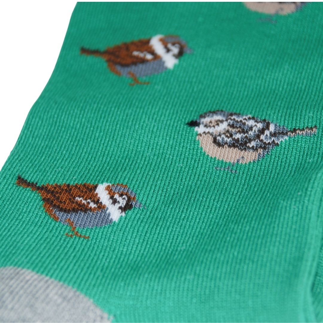 Garden Birds 4 pairs Bamboo Socks