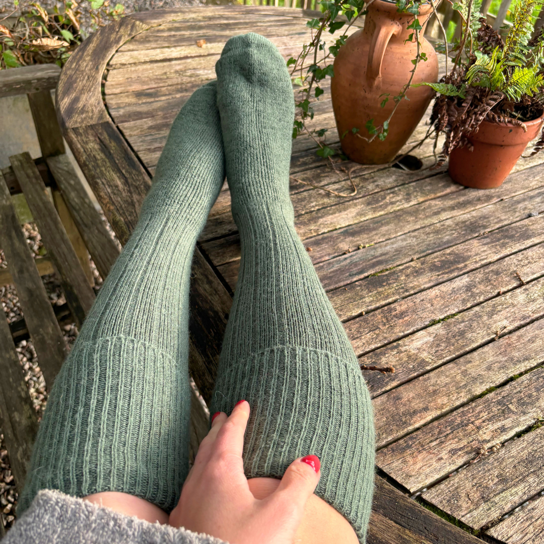 Wool Welly Socks