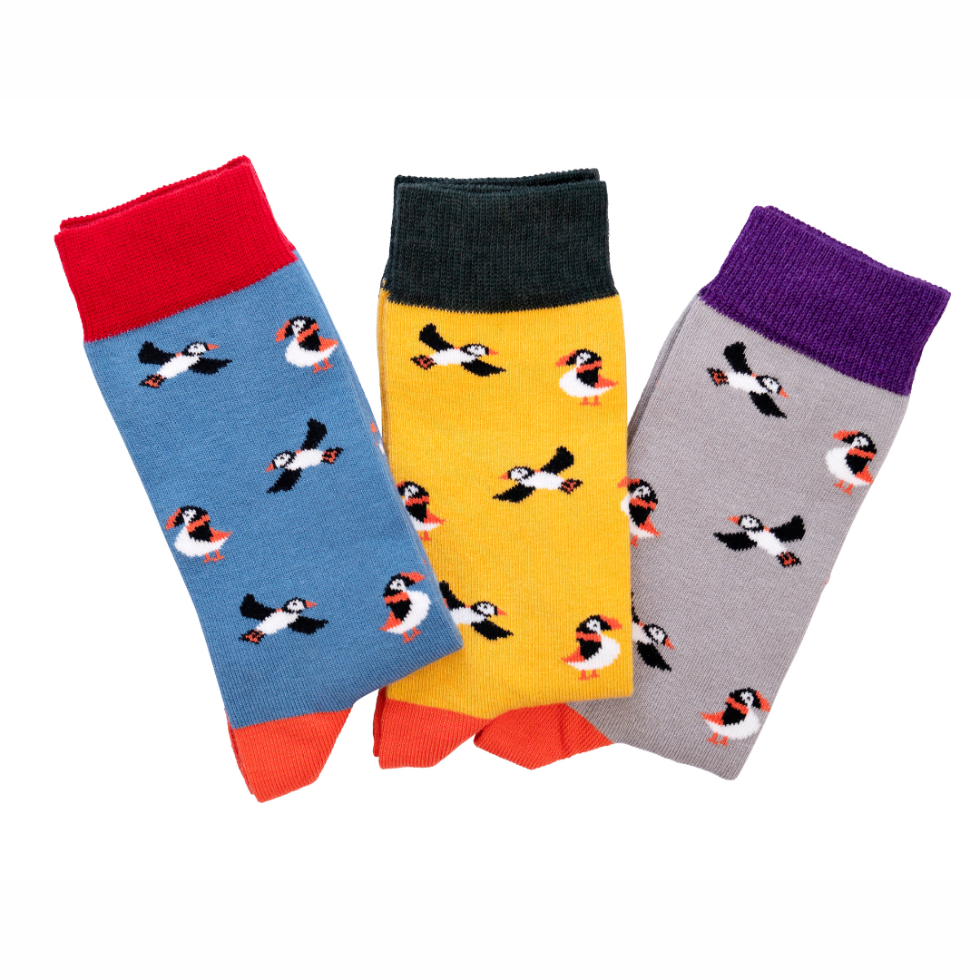 Puffin Bamboo Socks