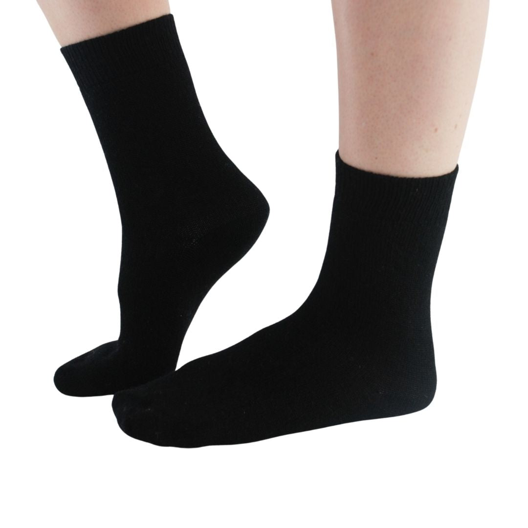 Cashmere and Merino Wool Calf Length Socks