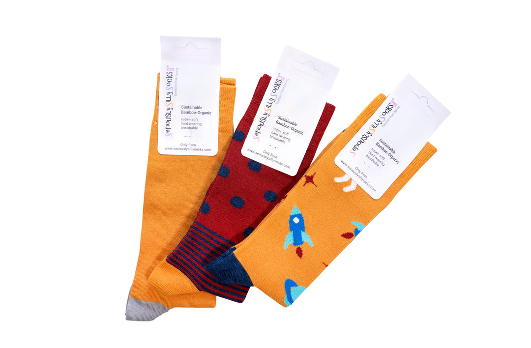 Space Bamboo Socks 3 pairs