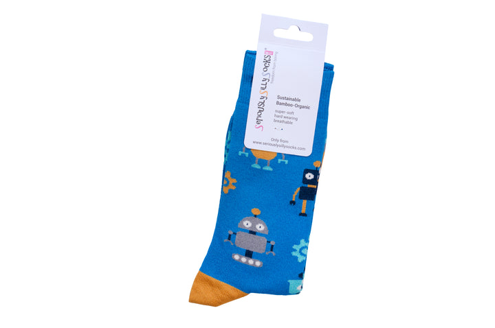 Robot Bamboo Socks