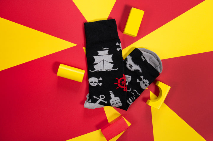 Pirate 4 pairs Bamboo Socks